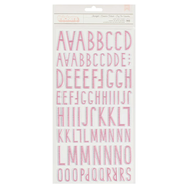 Crate Paper Little You - Girl Starlight Puffy Alpha Stickers