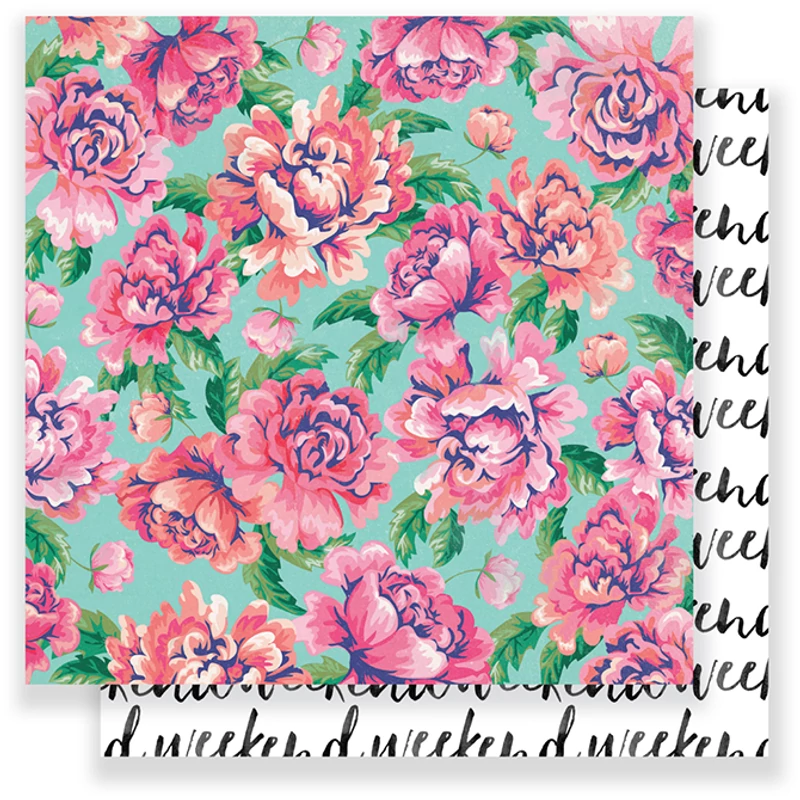 Crate Paper Oasis 12 x 12 Double Sided Paper - Getaway