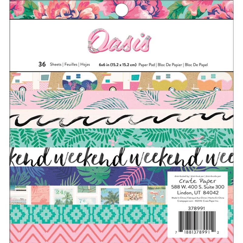 Crate Paper Oasis 6x6 Paper Pad