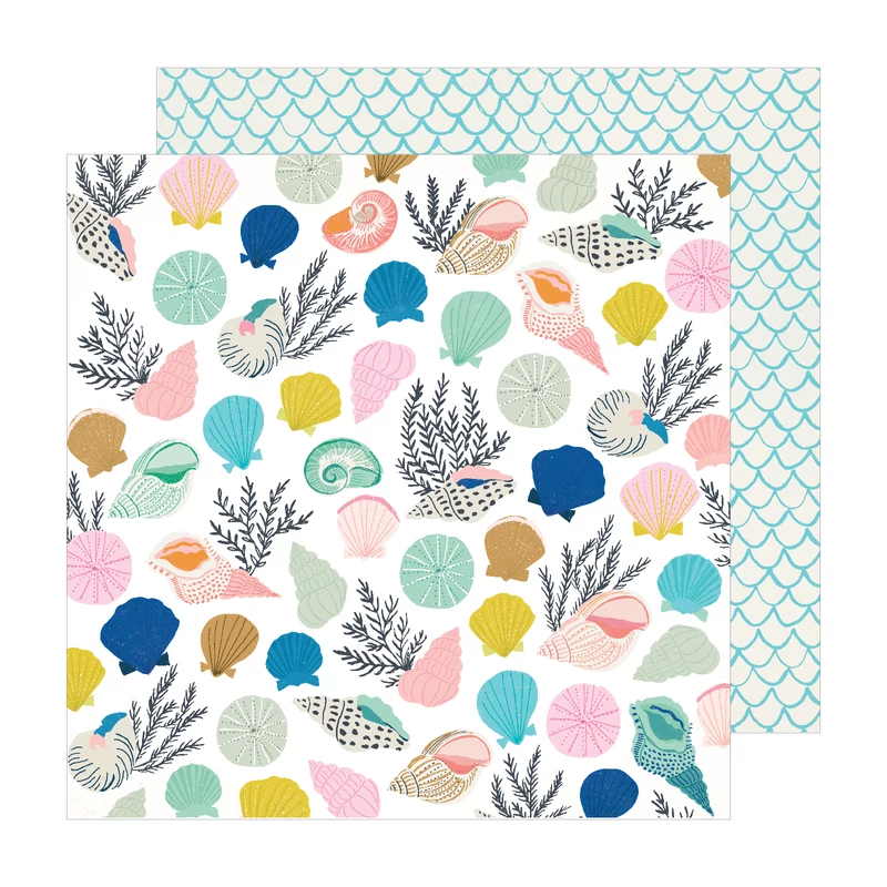 Crate Paper - Maggie Holmes - Sunny Days 12x12 Patterned Paper -  Collected