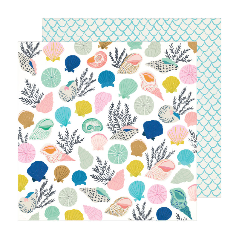 Crate Paper - Maggie Holmes - Sunny Days 12x12 Patterned Paper -  Collected