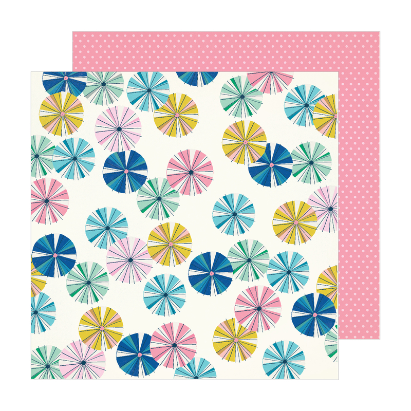 Crate Paper - Maggie Holmes - Sunny Days 12x12 Patterned Paper -  Parasol