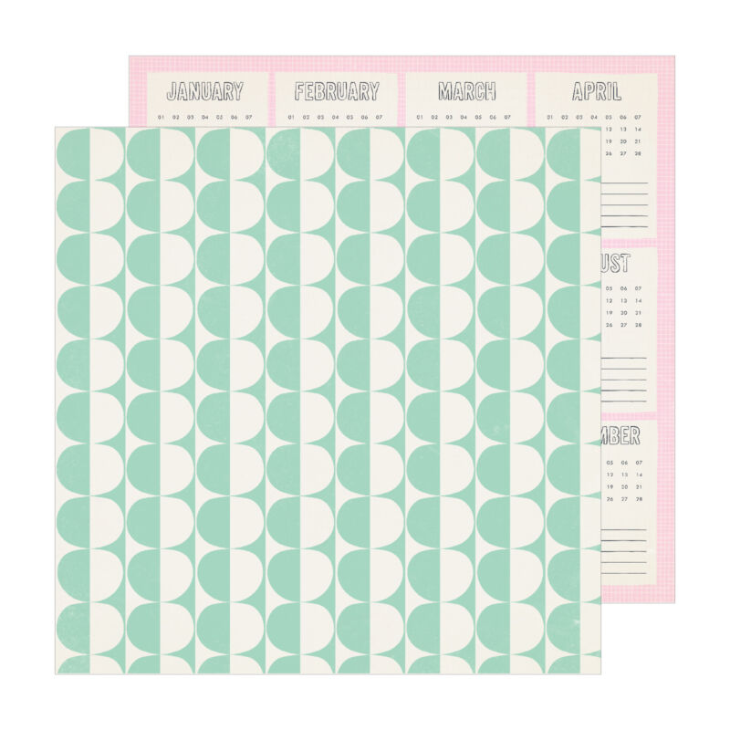 Crate Paper - Maggie Holmes - Sunny Days 12x12 Patterned Paper -  Weekend