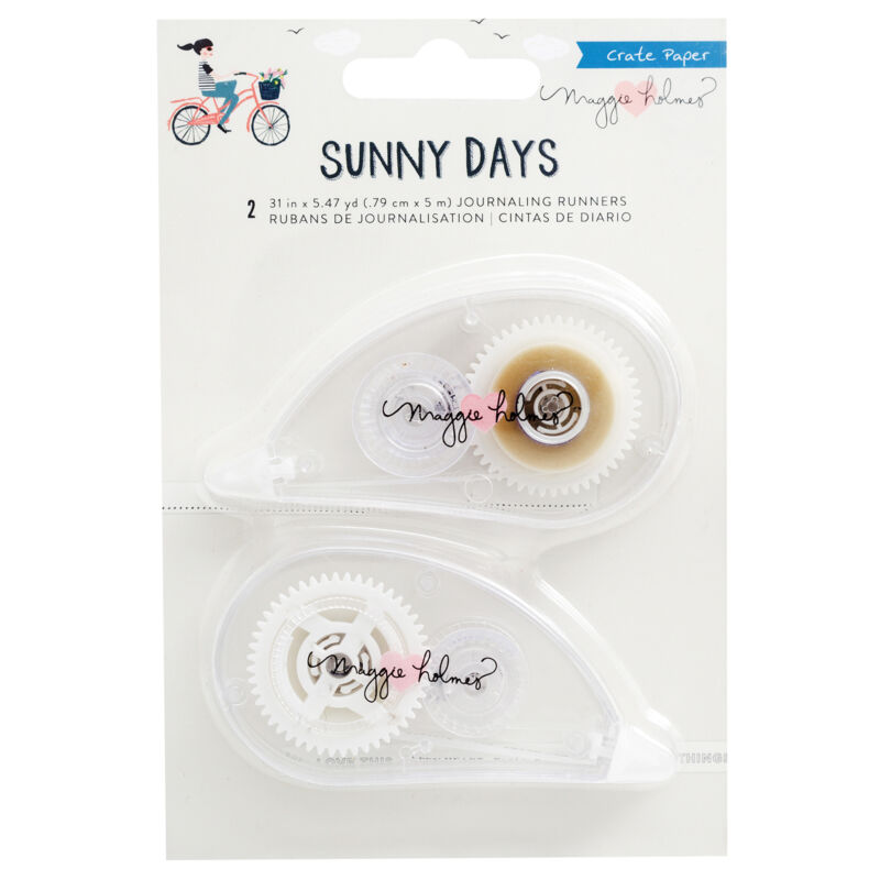 Crate Paper - Maggie Holmes - Sunny Days Rub On Journal Runners (2 Piece)