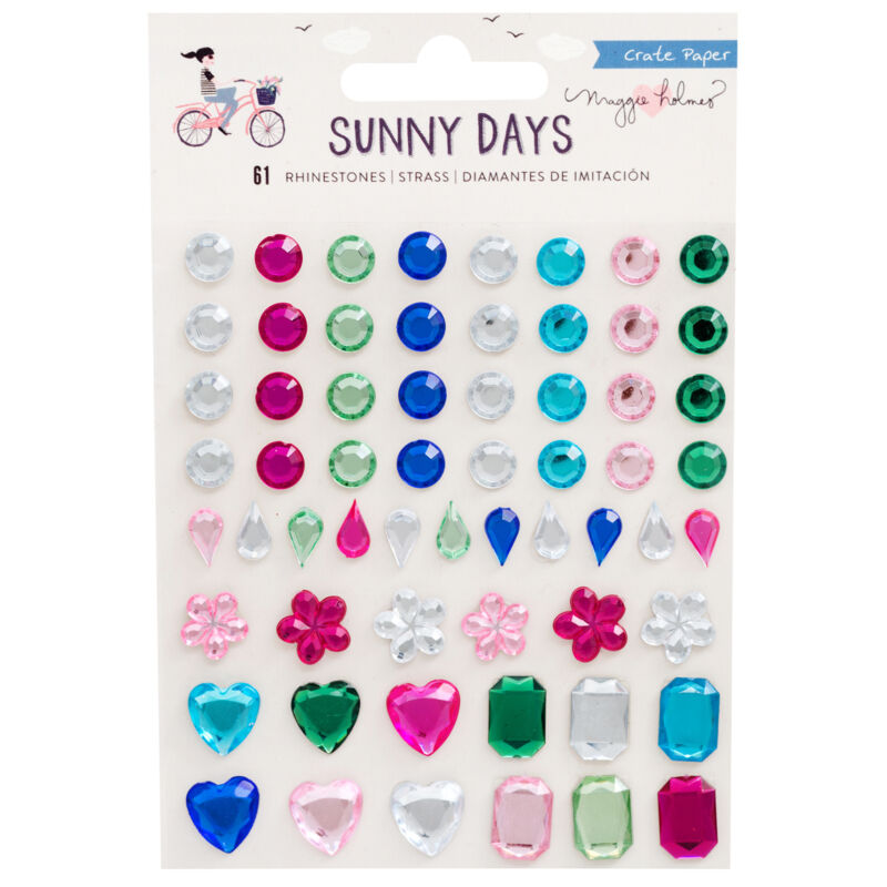Crate Paper - Maggie Holmes - Sunny Days Rhinestones (61 Piece)