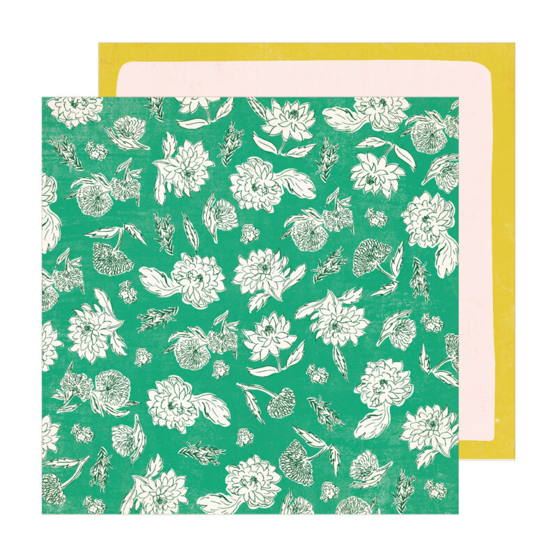 Crate scrapbook papír - Maggie Holmes - Sunny Days 12x12 scrapbook papír -  Whimsy