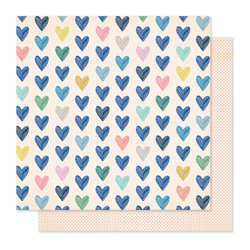Crate Paper - Maggie Holmes - Willow Lane 12x12 Paper - Kind Heart