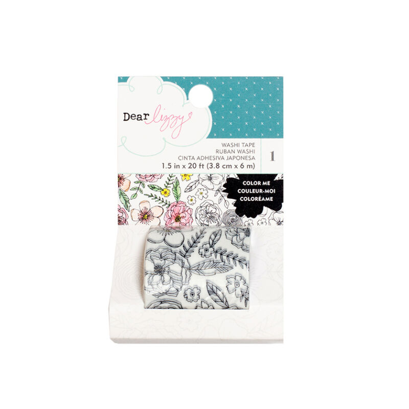 Dear Lizzy Lovely Day Coloring Washi Tape