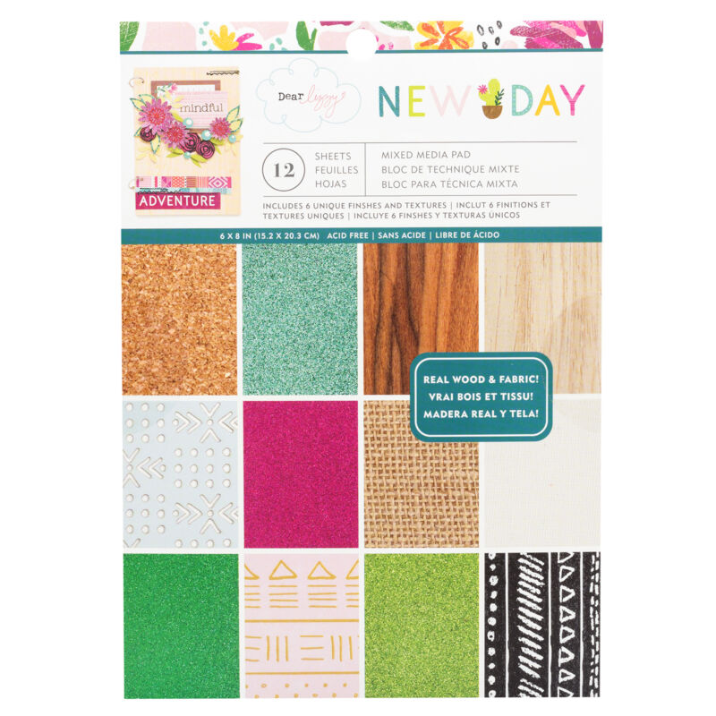 Dear Lizzy - New Day 6x8 Paper Pad 12 Sheets