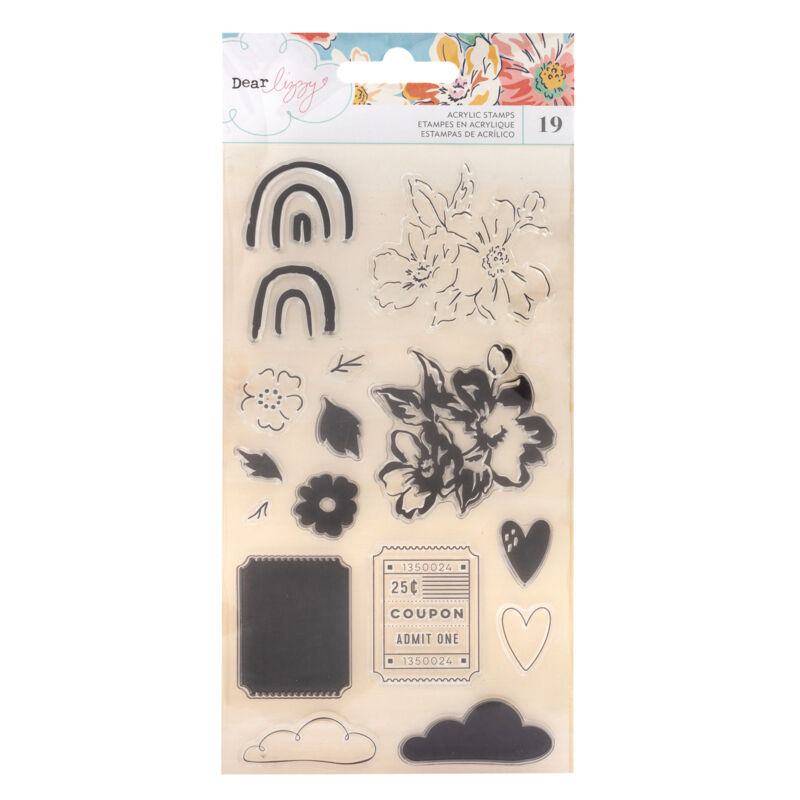 Dear Lizzy - She's Magic Acrylic Stamp Set (19 Piece)