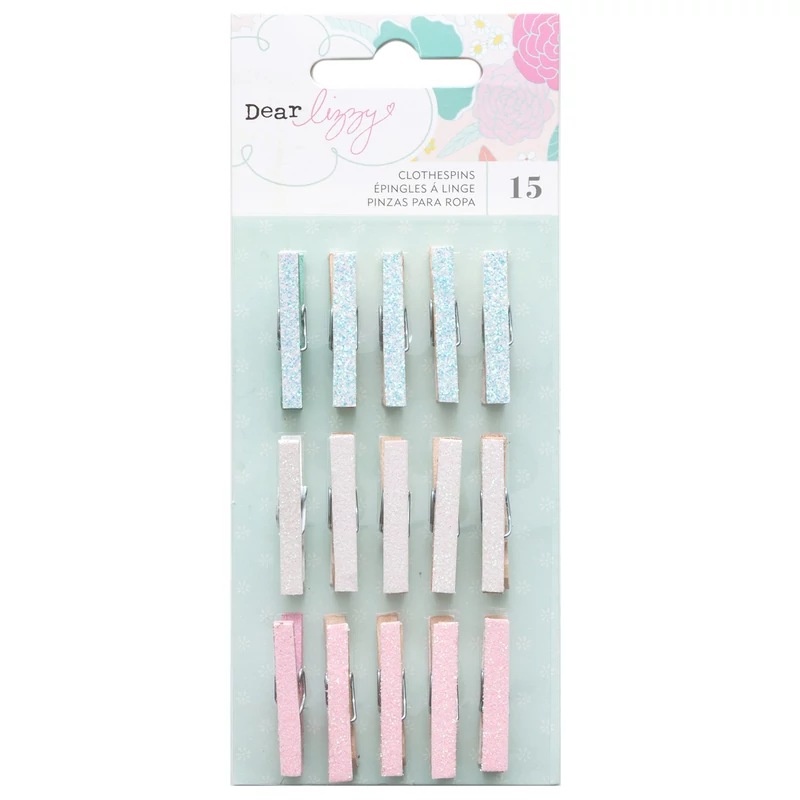 Dear Lizzy - Stay Colorful Mini Clothespins