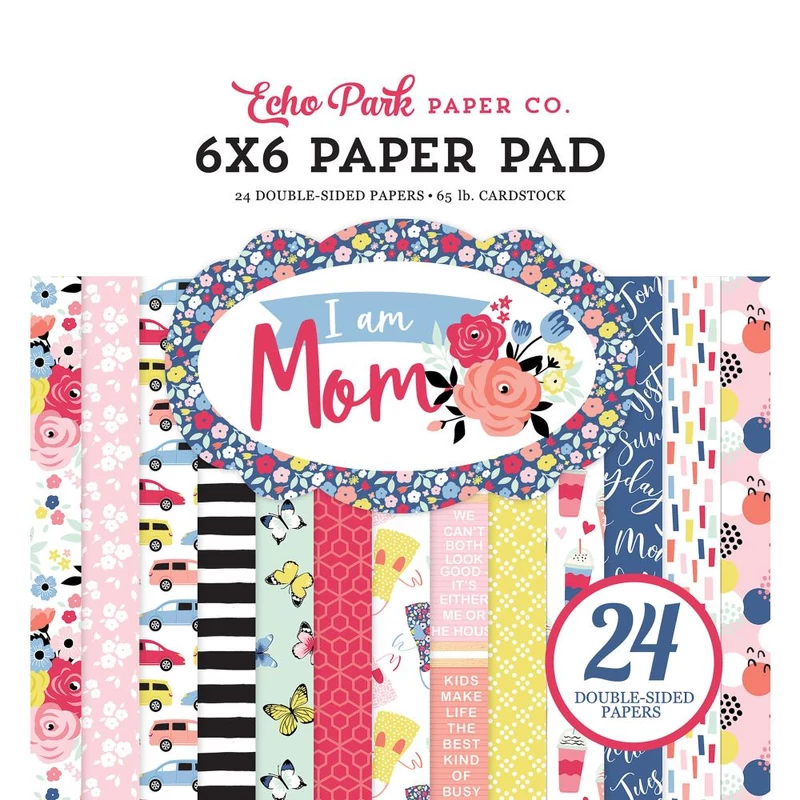 Echo Park - I Am Mom 6x6 papírtömb (24 lap)