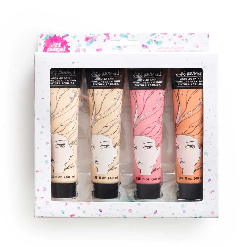 Jane Davenport Matte Acrylic Paint Kit - Portrait