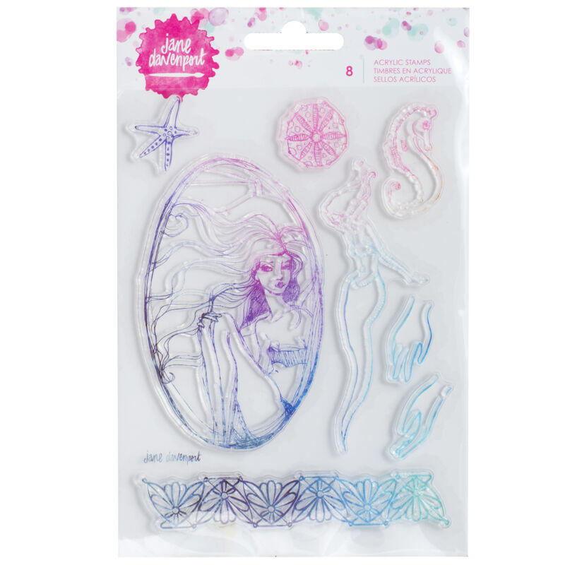 Jane Devanport Acrylic Stamps - Mermaid