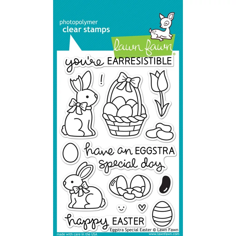 Lawn Fawn 4x6 Clear Stamp - Eggstra Special Easter