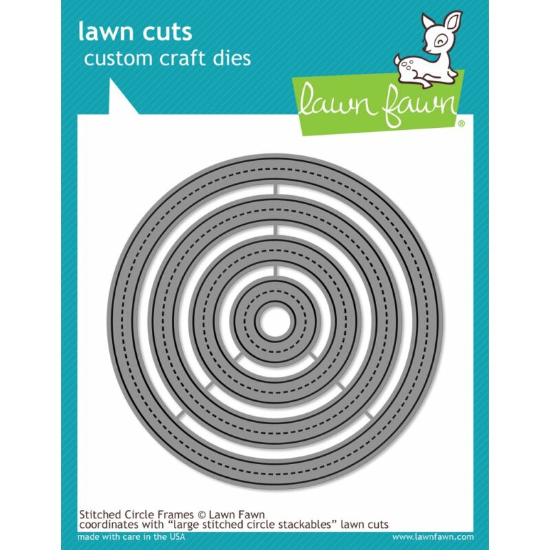 Lawn Cuts - Stitched Circle Frames