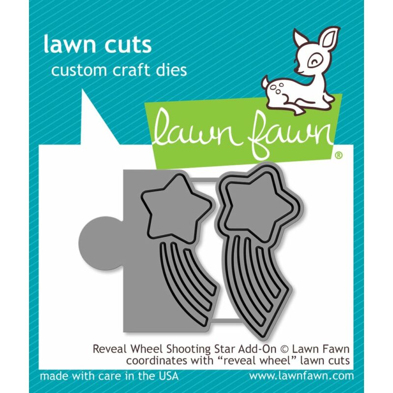 Lawn Fawn Die Set - Reveal Wheel Shooting Star Add-on