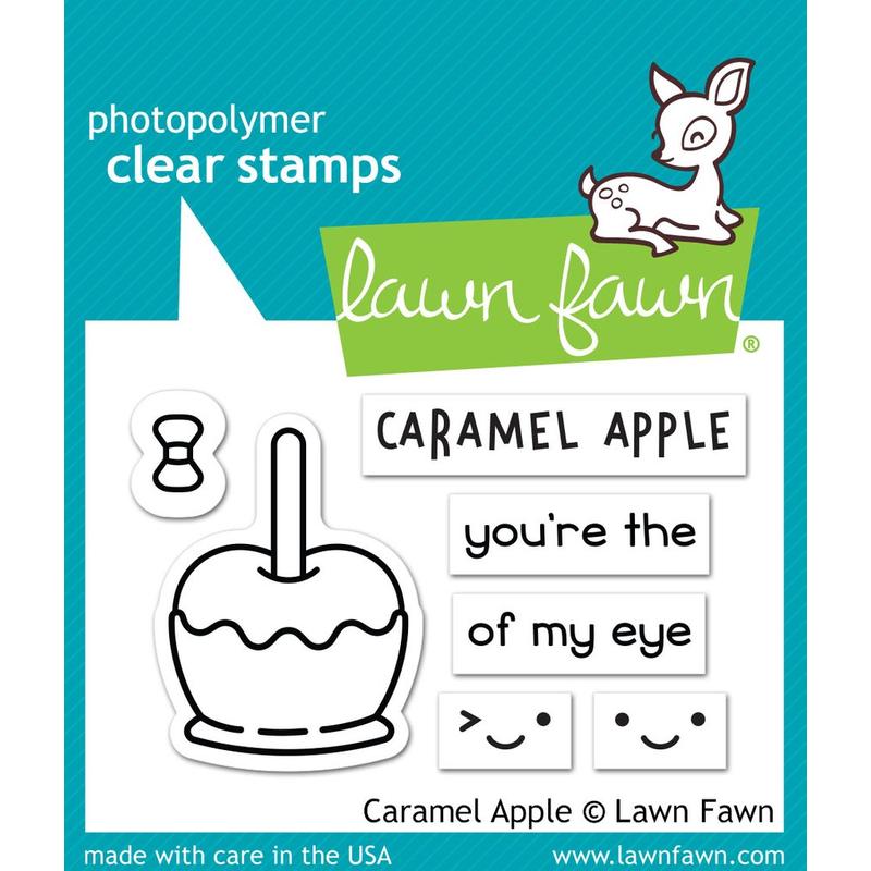 Lawn Fawn 2x3 Clear Stamp - Caramel Apple