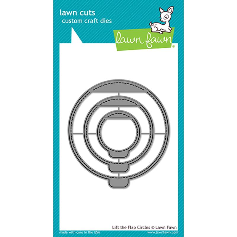 Lawn Fawn Die Set - Lift The Flap Circles