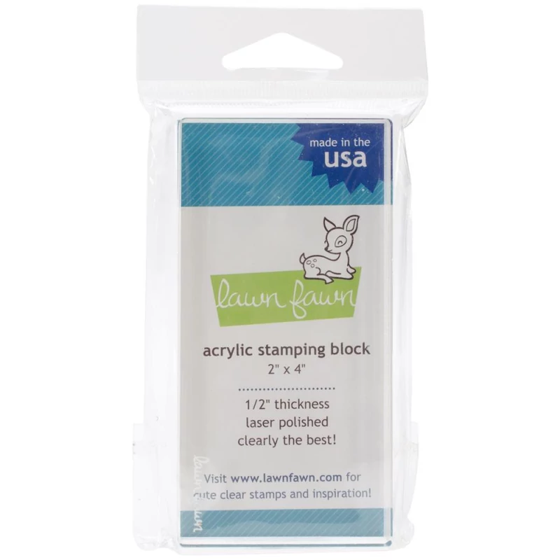 Lawn Fawn Acrylic Stamping Block 2x4