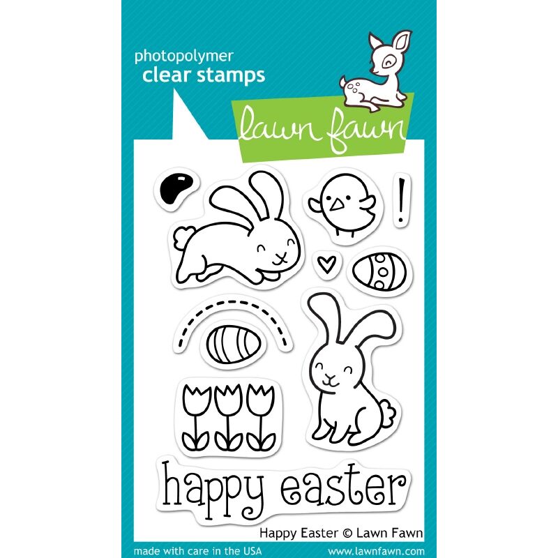 Lawn Fawn Clear Stamp - Happy Eastre