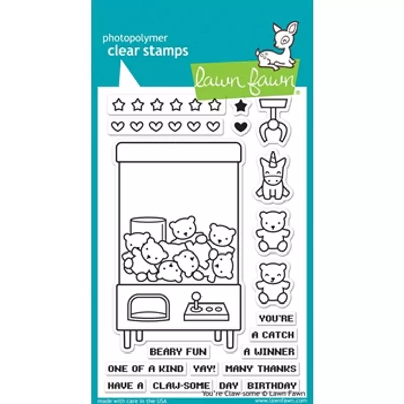 Lawn Fawn Clear Stamp - You're Claw-some
