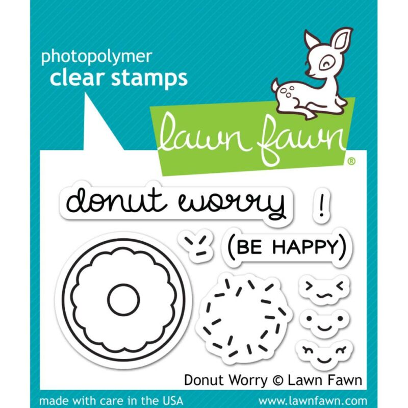 Lawn Fawn Clear Stamp - Donut Worry