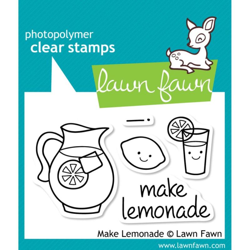 Lawn Fawn Clear Stamp - Make Lemonade