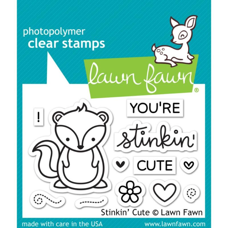 Lawn Fawn Clear Stamp - Stinkin' Cute
