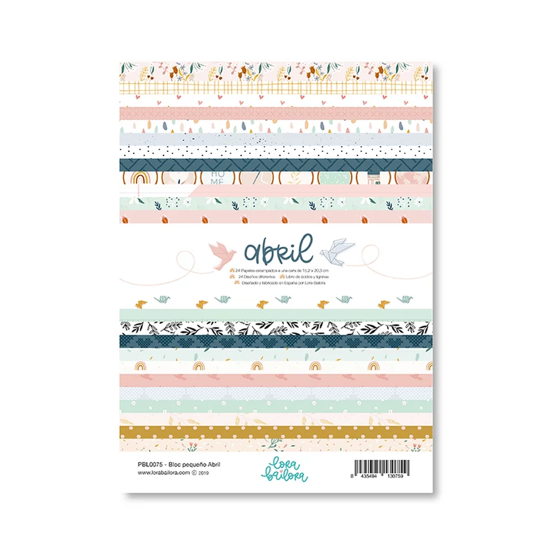 Lora Bailora - Abril 6x8 Paper Pad (24 Pieces)