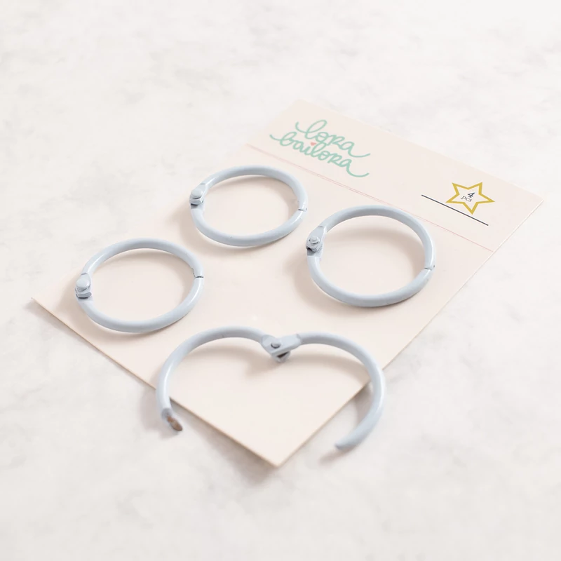 Lora Bailora - Book Ring 30 mm - Lavender (4 Pieces)