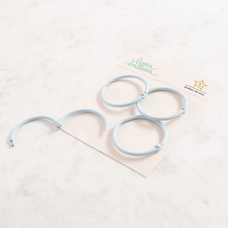 Lora Bailora - Book Ring 45 mm - Lavender (4 Pieces)