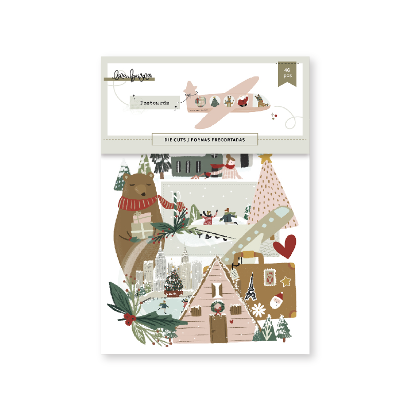 Lora Bailora - Postcard Die cuts