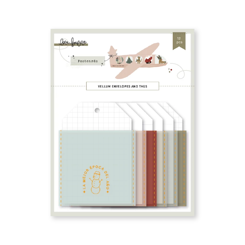 Lora Bailora - Postcard Vellum Tags