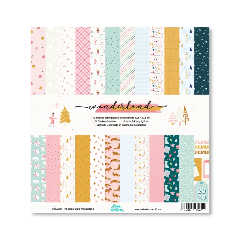 Lora Bailora - Wonderland 12x12 Paper Kit (12 Sheets)