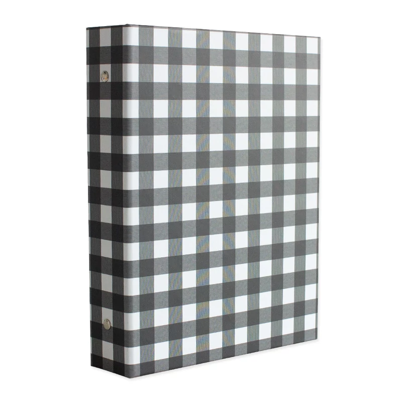 Kimidori Colors - Album 4.25x8 Vichy Black