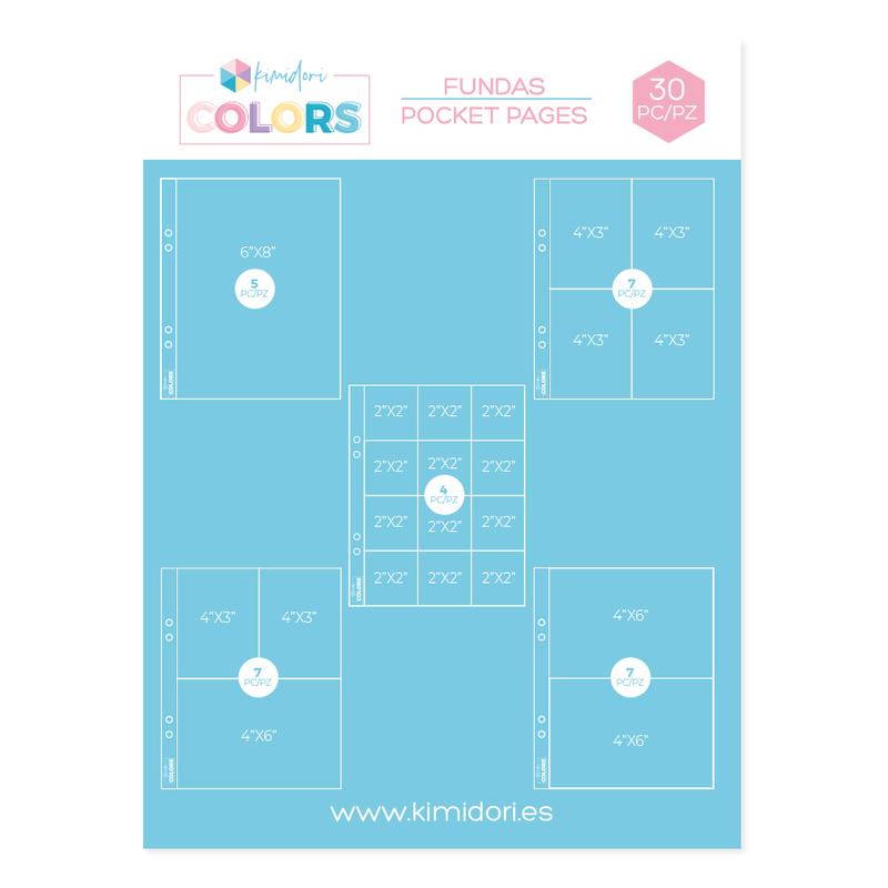 6x8 Album | Kimidori - 6x8 Pocket Pages Variety Pack (30 Pieces) - Pink ...