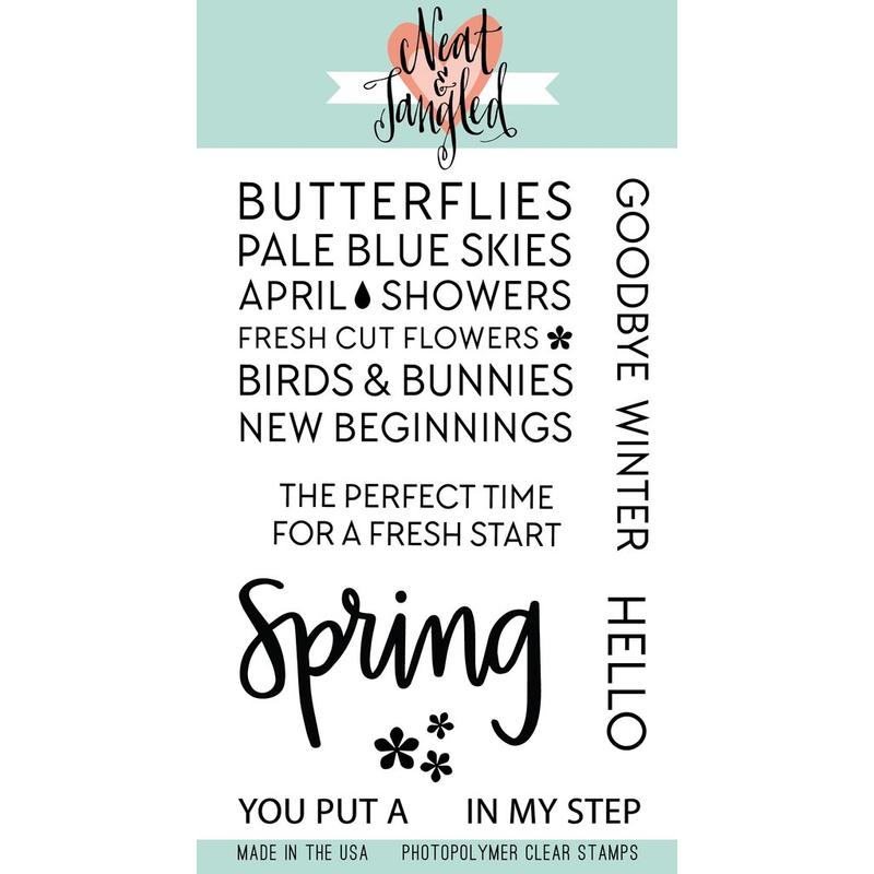 Neat and Tangled Stamp Set - Hello Spring