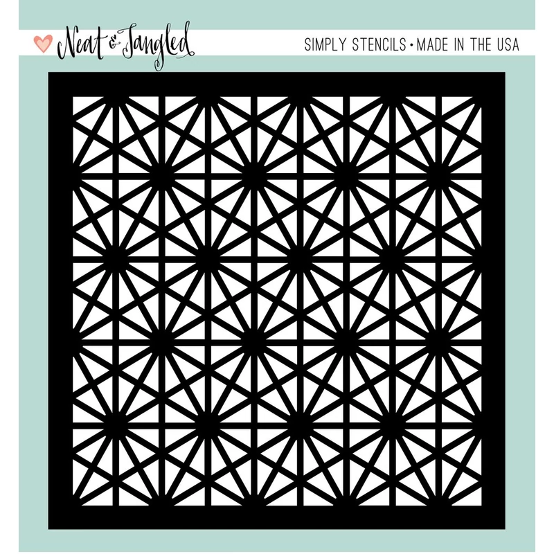 Neat and Tangled Simply Stencils - Hexastar