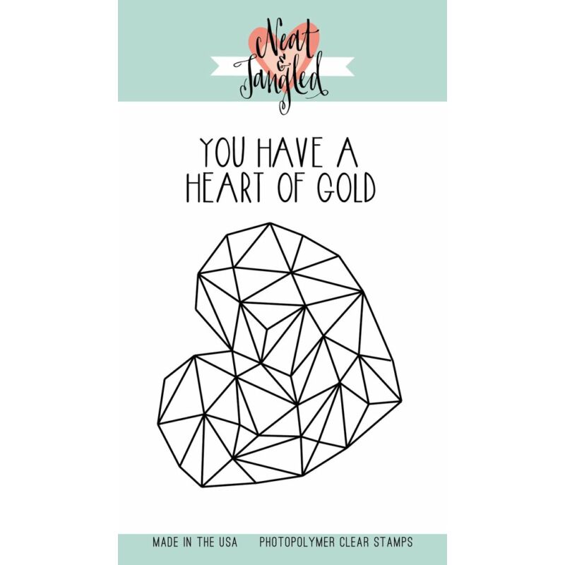 Neat &amp; Tangled 3x4 Stamp Set - Heart of Gold