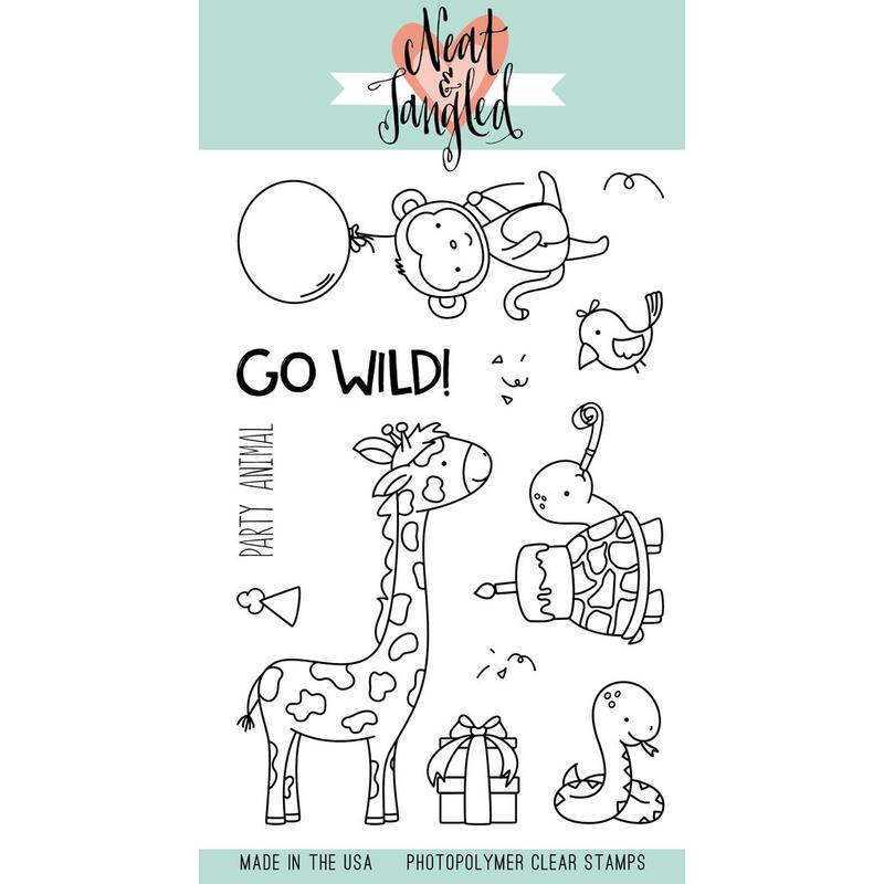Neat &amp; Tangled 4x6 Stamp Set - Wild Ones