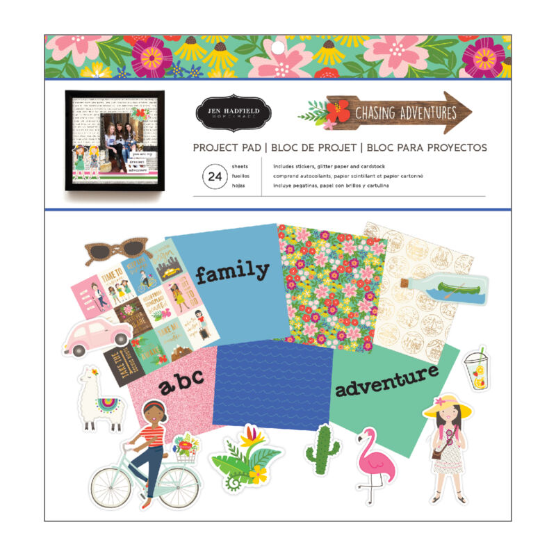 Pebbles - Chasing Adventures 12x12 Project Pad (24 Sheets)