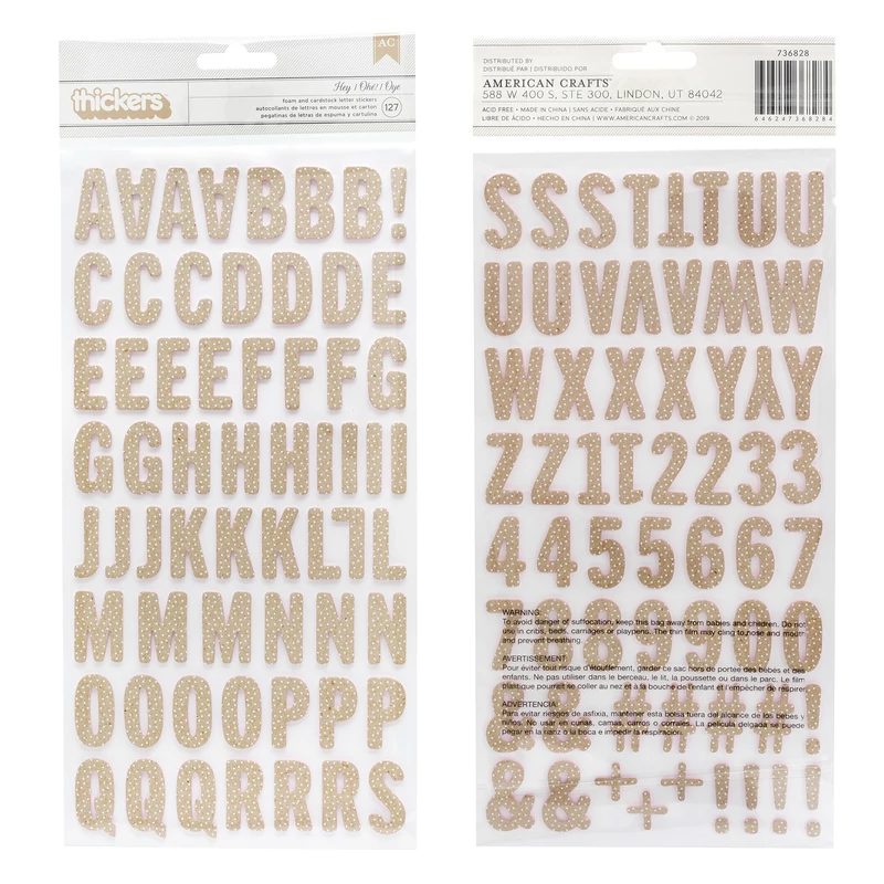 Pebbles - Lovely Moments dekorgumi betűmatrica (127 db)