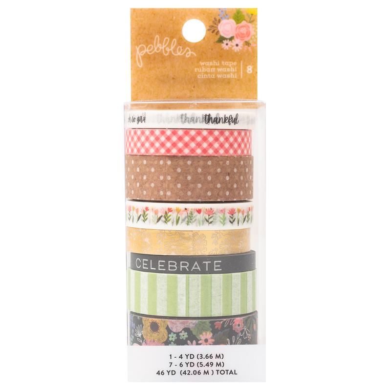 Set de 8 washi tape Shine On Amy Tan