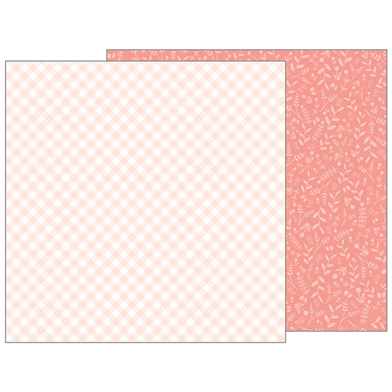 Pebbles - Nigh Night 12x12 Patterned Paper - Snuggle Time