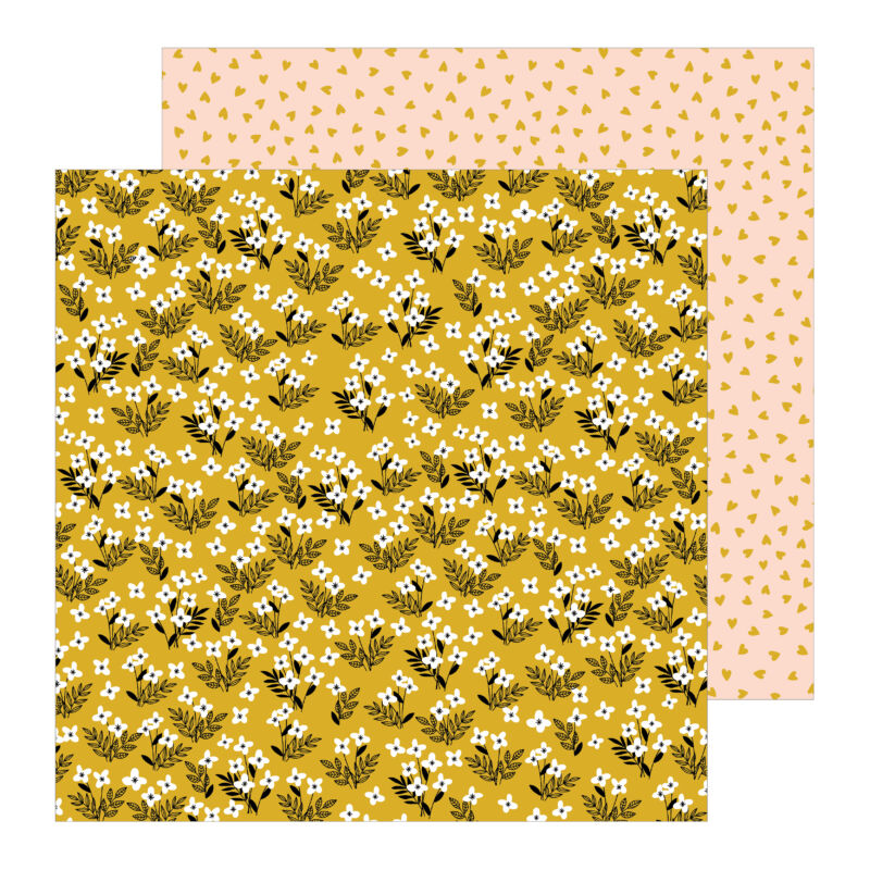 Pebbles - This is family 12x12 Patterned Paper - Golden Field