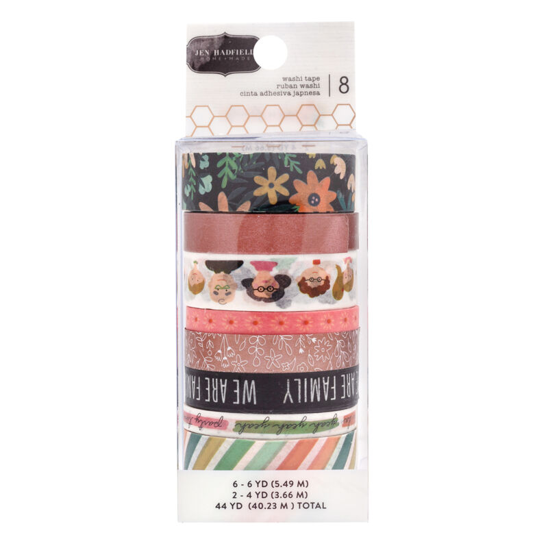 Pebbles - This is family Washi Tape Set (8 Piece)