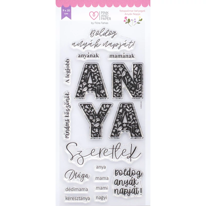 Pink and Paper - Anyák napja bélyegző
