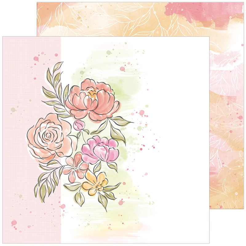 Pinkfres Studio + Altenew - Celebrate 12x12 scrapbook papír - This Story