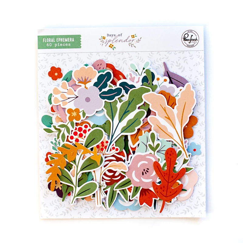 Pinkfresh Studio - Days of Splendor Floral Ephemera